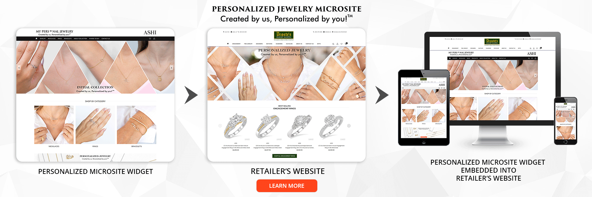 Personalized Jewelry Microsite